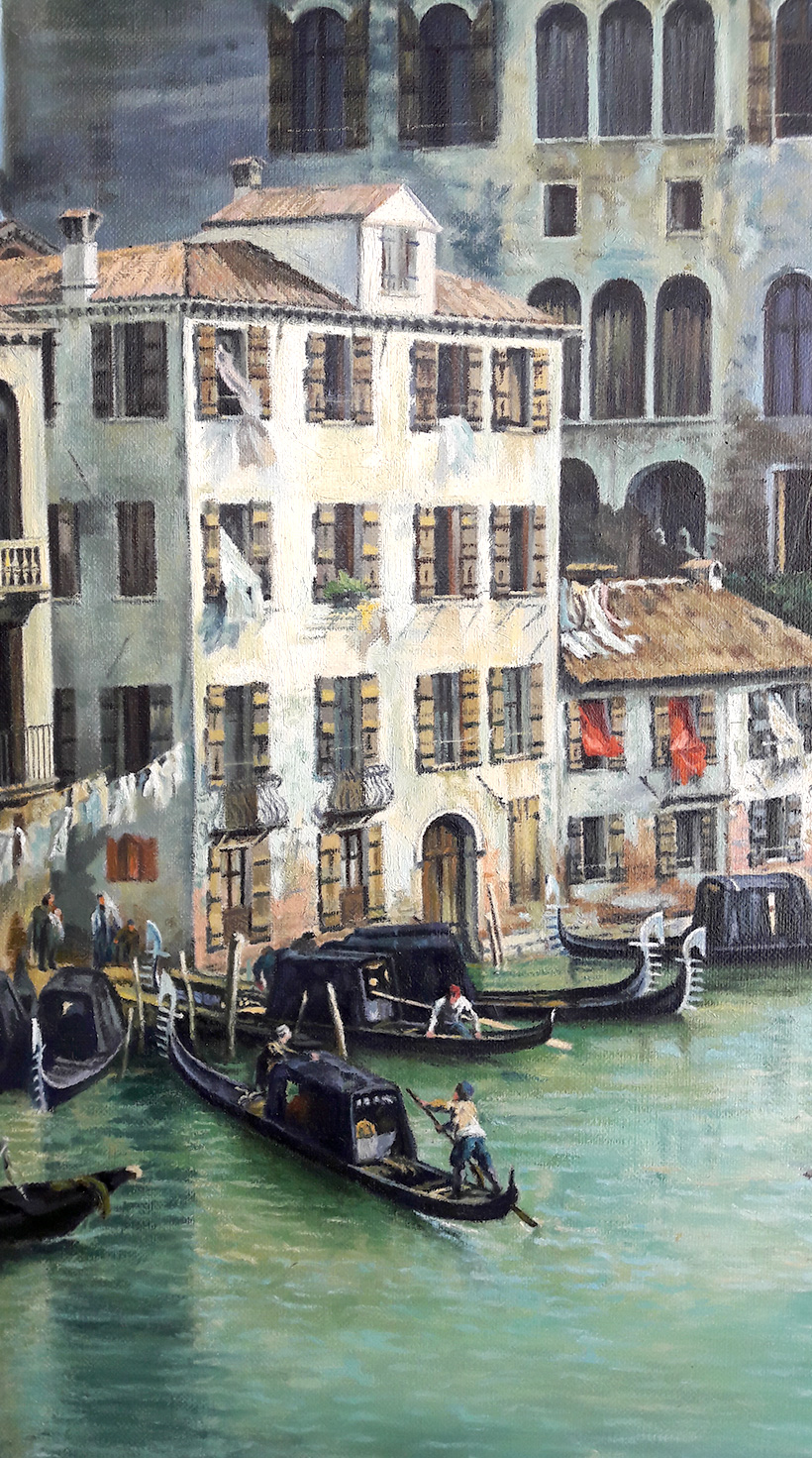 The Grand Canal from San Vio Venice – Ana Gulias Velázquez / Copyist of the  Prado Museum. Commission paintings.